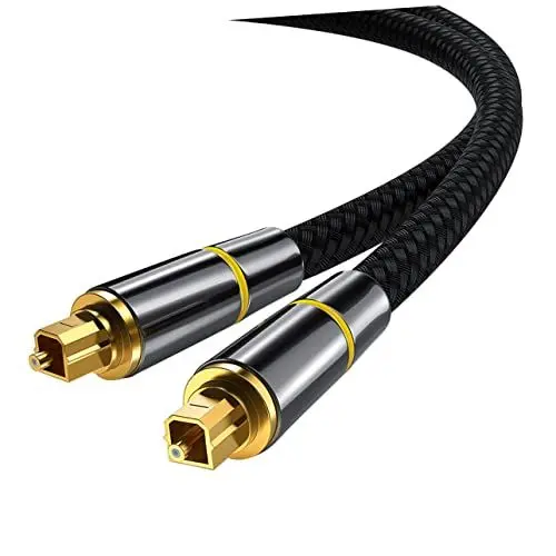 Produktbild: Veemoon 10 Audioleitung lichtwellenleiter glasfaserkabel digitales optisches Kabel digitales Audiokabel Stereokabel optisches Stecker-zu-Stecker-Kabel optisches kabel für spielkonsole Bar