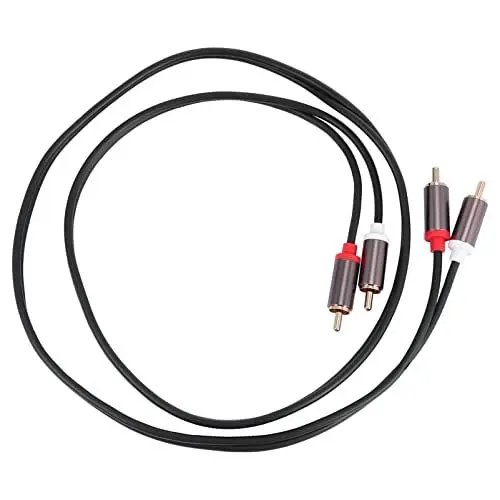 Produktbild: Veemoon 1 2 Audio Kabel extension cord tv cable Extension cable fernsehkabel Audio cable digitales Stereo-Audiokabel Konvertierungskabel Verbindungskabel Verlängerungskabel PVC-Draht Black