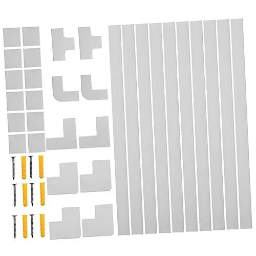 Produktbild: Veemoon 1 Satz PVC-Trunk Drahtverstecke für die Wand Drahtabdeckung Absperrungen TV-Kabelunterbrecher für die Wand kabelschutz cable organizer Kabelabdeckungssatz Kabelabdeckung Wand