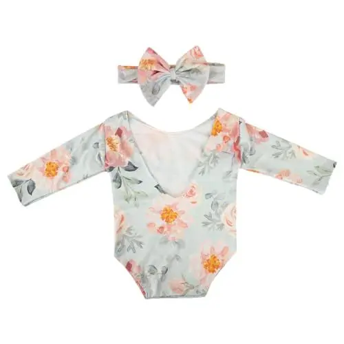 Produktbild: Veemoon Baby-Kleidungsset Für Neugeborene Foto-Requisiten Overall Outfit Stirnband Für Baby Mädchen