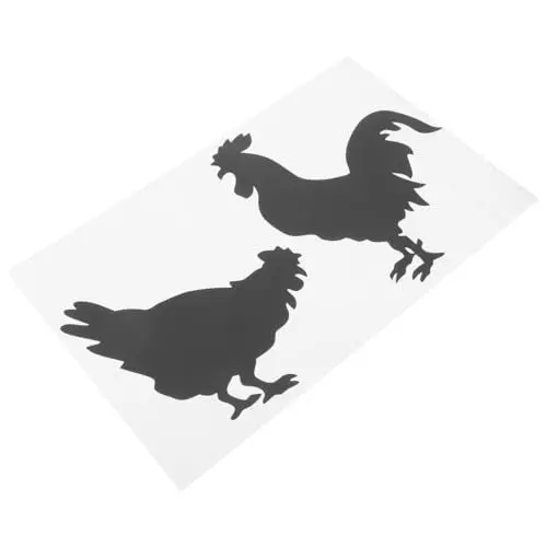 Produktbild: Veemoon 1blatt Wandtattoo Hühner Design Selbstklebender Wandsticker Für Schlafzimmer Wohnzimmer Kinderzimmer Abnehmbar Wiederverwendbar Einfache Anwendung Ohne Rückstände