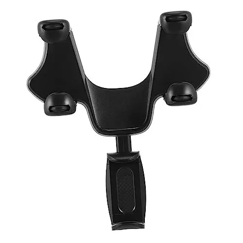 Produktbild: Veemoon 1stk Handyhalter Rückspiegel Dashcam Für Autos Autohalterung Auto Stehen Auto Seitenspiegel Praktischer Telefonständer Halter Für Auto Dashcams Für Autos Fahrrekorder Plastik Black
