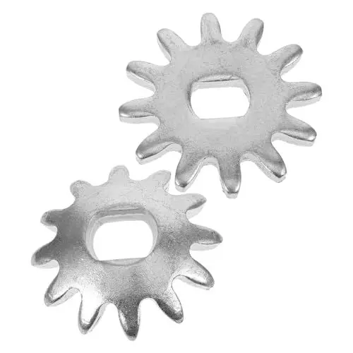 Produktbild: Veemoon 2 Stück Wagenheber Getriebe Metall Hydraulik Wagenheber Zahnrad Zubehör Wagenheber Reparatur Zubehör Horizontale Wagenheber Getriebe Horizontales Getriebe Zubehör