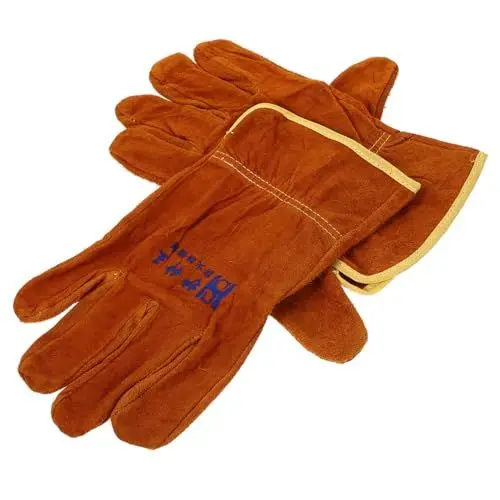 Produktbild: Veemoon 2st Isolationshandschuhe Isolierte Arbeitshandschuhe Herrenhandschuhe Werkstatthandschuhe Mechanikerhandschuhe Für Herren Verschleißfeste Handschuhe Doppelschicht Rindsleder