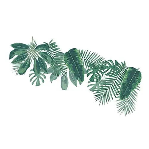 Produktbild: Veemoon 1pc Green Leaf Peel Und Stick Aufkleber Abnehmbare Pvc Aufkleber Wohnkultur Aufkleber