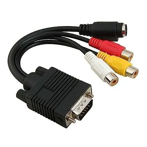Produktbild: Veemoon S 3 Konverterkabel 20 Cm Material Reines Kupfer Pvc Standardeingang Mini 4 S-buchsen Tv-out-fähigkeit
