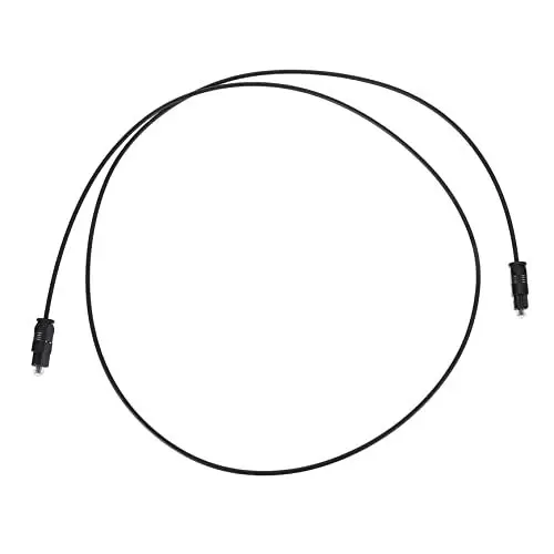 Produktbild: Veemoon 6 Stück 1 optisches Audiokabel optisches Stecker-zu-Stecker-Kabel digitales optisches Kabel optisches kabel für soundbar Faserstecker auf Steckerkabel verzinnter Kupferdraht Black