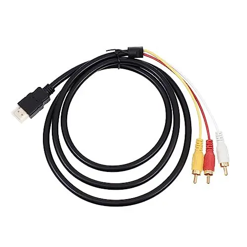 Produktbild: Veemoon Audio-Video-Kabel Tragbares High-Definition-Kabel Patchkabel Video adapter cable Audio video cable Multimediakabel Audio-Adapterkabel Videokabel Konvertierungslinie Kupfer