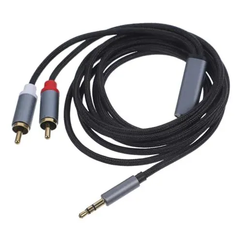 Produktbild: Veemoon Stereokabel – 2 M – Zusatzkabel – 3 5-mm-schnittstelle – Vielseitiges Audiokabel Für Geräte