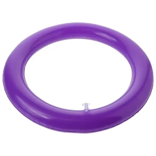 Produktbild: Veemoon Aufblasbarer Gymnastikball Halterung – 16 Zoll Yogaball Basis – Gymnastikbal Stabiler Balance Donut Halter Sicherer YogaballstäNder Aus PVC FüR Optimale StabilitäT Heim-Fitnessstudio Und