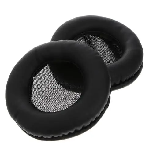 Produktbild: Veemoon Ihre Kopfhörer 90 Mm Schwarze Ersatz-ohrpolster Für V700dj Bequem Und Einfach Zu Verwenden