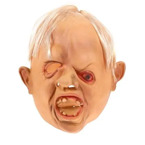 Produktbild: Veemoon Halloween Streichkopf Cover Horror Schräg Eye Mann Scary Face Cover Halloween Cosplay Kostüm Requisite für Maskerade- Partys Kostümpartys Halloween