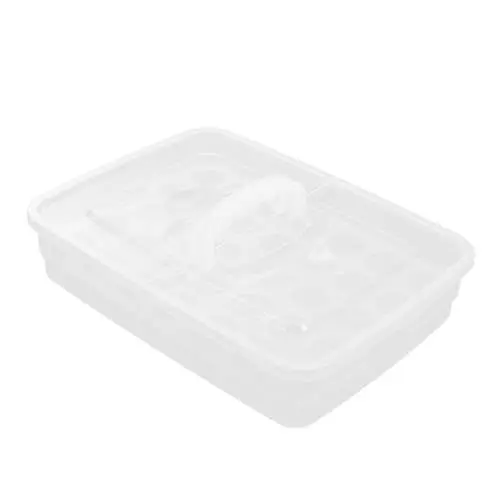 Produktbild: Veemoon Kasten Eiertasche Tablett Mit Deckel Für Eier Eierbehälter Ei Fall Klarer Behälter Mit Deckel Eierschale Mit Deckel Eier-organizer Transparent