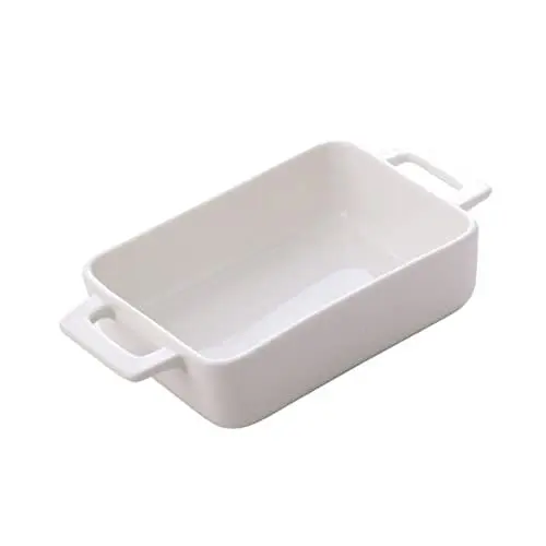 Produktbild: Veemoon Keramik Auflaufform Rechteckig 30x20 Cm - Ideal Zum Rösten - Backen Und Servieren Von Lasagne Gratins Und Mehr Robuste Kasserolle Für Köstliche Abendessen Und Familienfeiern