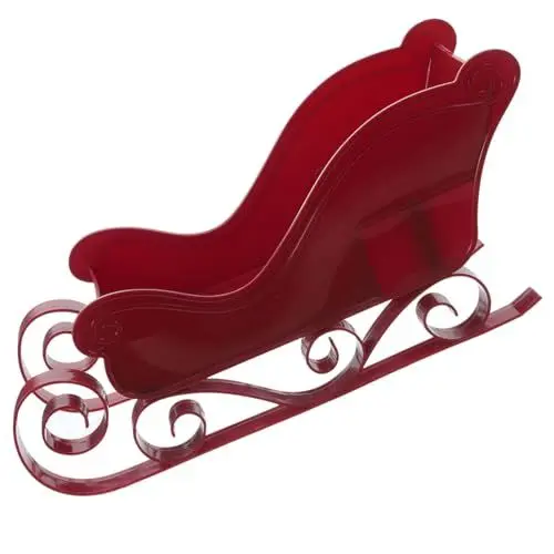 Produktbild: Veemoon Mini-Weihnachtsschlitten Weihnachtsmann-Schlittenornament Miniatur-Schlittenmodell Für Weihnachtsdekoration Urlaubsfoto-Requisite