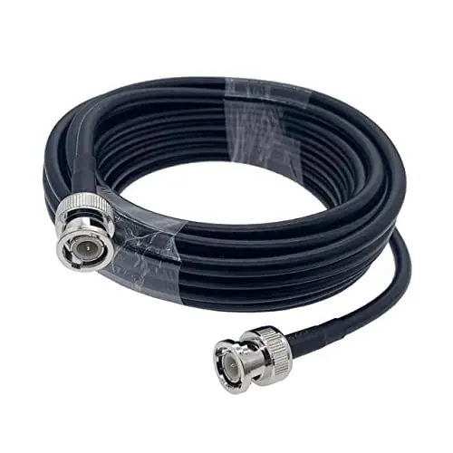 Produktbild: PHENOFICE Öffentliche Bnc-leitung Koaxialkabel Rg58 Audiokabel Rg58 Cctv Kabel Catv-kabel Bnc-stecker Kabel Bnc-stecker Auf Stecker Video-stromkabel Rg58 Kabel Bnc-kabel Abs Black