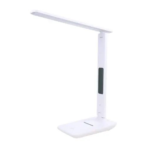 Produktbild: Veemoon Tischleuchte LED-Buchlicht Augenlampe Nachtlicht für Kinder dimmbare tischlampe Licht dimmen Schreibtischlampe Tischlampen Lampe dimmen Augenschutzlampe Aufladen Uhr Student Weiß