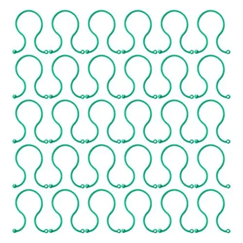 Produktbild: Veemoon 100stücke Pflanzenclips Für Gartenarbeiten Strapazierfähige -Clips Unterstützung Von Pflanzenstängeln Und Blumen Für Tomaten Und Einfach Zu Verwenden Und Langlebig
