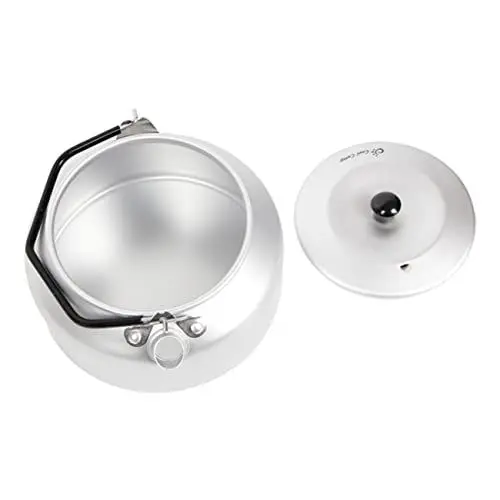 Produktbild: Veemoon Wasserkocher Kaffeekanne Camping Wasserkocher Camping- Kochende Picknick-kochkessel Espressokanne Kaffeekanne Leicht Leichte Draussen Aluminiumlegierung