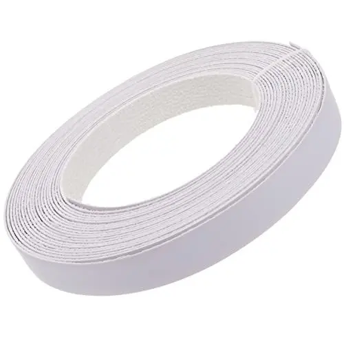 Produktbild: Veemoon Weiße Möbel 1 Rolle Schrank kanten streifen Klebeband für Arbeitsplattenkanten Kantenschutz aus Furnier Dekor flexible Furnierkante Furnierkantenband Möbel Randstreifen Felgenband