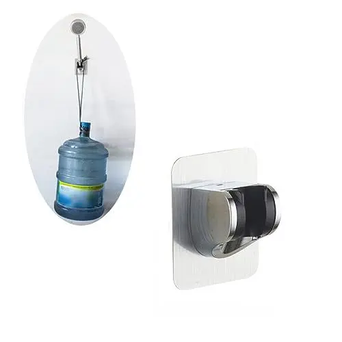 Produktbild: Veemoon Ersatz-duschhalter Für Tassen Ergonomisches Design 20 Mm Duschstangen-passform Kein Stanzen Erforderlich