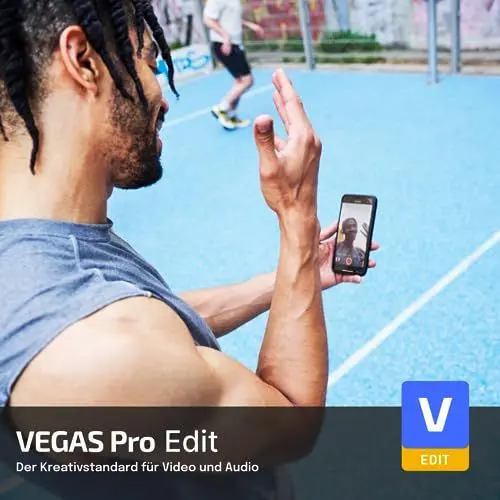 Produktbild: VEGAS Pro Edit 21 - Der Kreativ-Standard für Video und Audio | Videobearbeitungsprogramm | Videoschnittprogramm | Windows 10/11 PC | 1 Lizenz