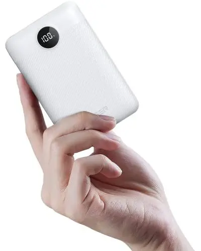 Produktbild: VEGER Powerbank 20000mAh, 22.5W Power Bank Klein Aber Stark Externer Handyakkus PD QC3.0 Schnelles Aufladen USB C Externer Akku Kompatibel mit iPhone/Samsung/Huawei/iPad usw(Weiß)