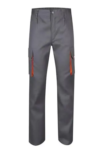Produktbild: Velilla 103004 - Mehrtaschenhose (Größe 42) Farbe grau und orange