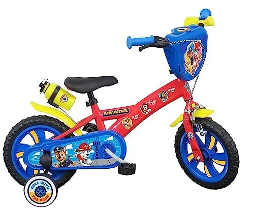 Produktbild: Vélo ATLAS Jungen 12 Zoll Paw Patrol Fahrrad mit 1 Bremse, rot, 12''