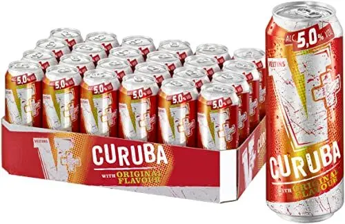 Produktbild: VELTINS V+ Curuba Biermischgetränk, EINWEG (24 x 0.5 l Dose)