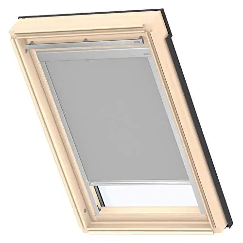 Produktbild: VELUX Original Dachfenster Verdunkelungsrollo Classic, Grau, für GGL M06, GGU M06, GHL M06, GHU M06, GPL M06, GPU M06