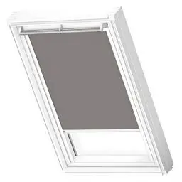 Produktbild: VELUX Original Dachfenster Verdunkelungsrollo, mit weißer Führungsschiene, Grau, für GGL PK06, GGU PK06, GPL PK06, GPU PK06