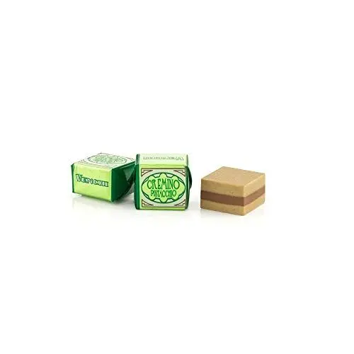 Produktbild: Venchi - Cremino Pistazie - Dreischichtige Pralinen aus Milch- und weißer Schokolade mit Pistazienpaste, 1 kg, glutenfrei, ohne Farbstoffe und ohne Konservierungsmittel