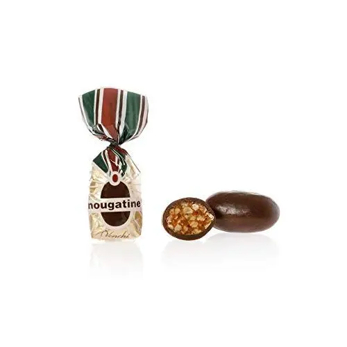 Produktbild: Venchi - Nougatine - Karamellisierte „Piemontesischer Haselnuss g.g.A.“-Kerne umhüllt von Zartbitterschokolade, 1 kg, glutenfrei, ohne Farbstoffe und ohne Konservierungsmittel