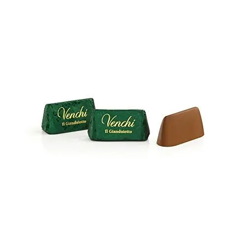Produktbild: Venchi - Traditionelle Gianduiotti - Gianduja-Haselnussschokolade mit „Piemontesischer Haselnuss g.g.A.“, 1 kg, glutenfrei, ohne Farbstoffe und ohne Konservierungsmittel
