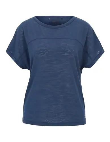 Produktbild: Venice Beach Sport-T-Shirt für Damen mit kleinen seitlichen Schlitzen und Rundhalsausschnitt Kayla M, Dark Navy