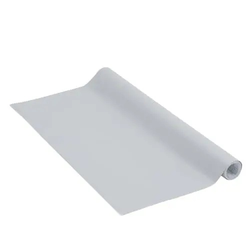Produktbild: Venilia Klebefolie | Wolkengrau Hellgrau | Uni Matt Grau Wolkengrau Hellgrau, 45cm x 2m | selbstklebende Möbel-Folie, Dekofolie, Tapete, Küchenfolie | PVC ohne Phthalate | Made in EU