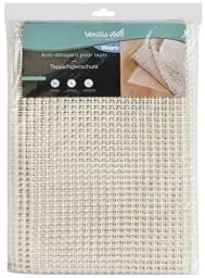 Produktbild: Venilia Teppichgleitschutz Venigrip Antirutschmatte für Teppich Bodenschoner Teppichunterlage rutschfest zuschneidbar, PVC-Polyester, Weiß, 120 x 180 cm, 54170