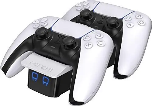 Produktbild: Venom PS5 Controller Doppelladestation – Weiß (PS5)