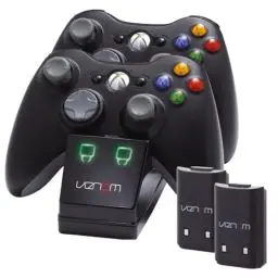 Produktbild: Venom Twin Docking Station für Xbox 360 - Ladestation für Xbox 360 Controller inklusive 2 Zusatz Akkus