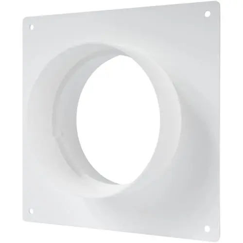 Produktbild: Vent Systems 100 mm Lüftungskanalverbinder Flansch gerade Lüftungsrohr Kunststoff Kanalverbinder Platte für Kühlung Heizung Lüftungssystem HVAC 10 cm