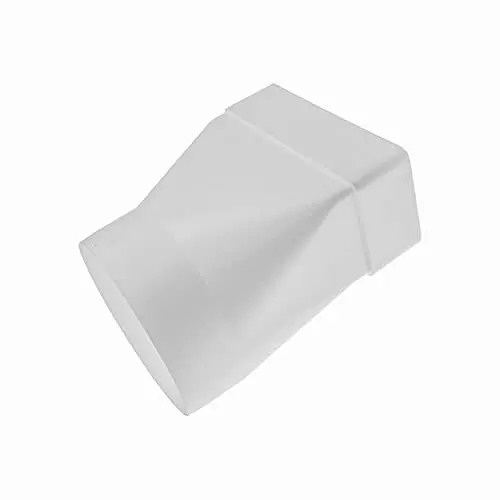Produktbild: Vent Systems 110x55mm Rechteckiger Rohrverbinder für Rundrohr-100mm-Verbindung. Lüftungssystem, Heizen, Kühlen.