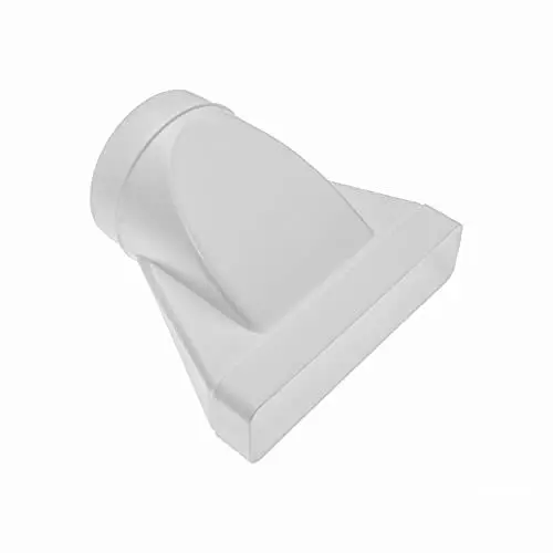 Produktbild: Vent Systems Acrylnitril-Butadien-Styrol, 220x55mm, Adapter, Rechteckiger Rohrverbinder für Rundrohr-125mm-Verbindung. Lüftungssystem, Heizen, Kühlen.