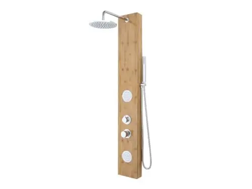 Produktbild: Vente-unique DuschsÑule Solol aus Bambus, 20 x 140 cm
