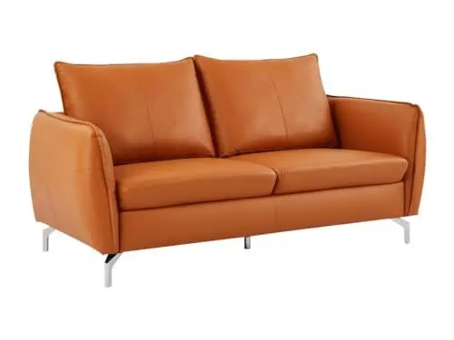 Produktbild: Vente-unique - Ledersofa 2-Sitzer - Kamel - LADOGA