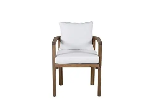 Produktbild: Venture Home Erica Dinning Chair-Acacia Wire Brushed/Off White Cushion
