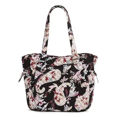 Produktbild: Vera Bradley Damen Cotton Glenna Satchel Purse, Botanisches Paisleymuster, Einheitsgröße