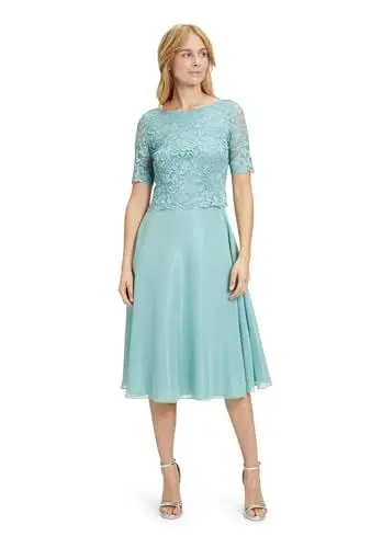 Produktbild: Vera Mont Damen Cocktailkleid mit Spitze Strong Mint,42