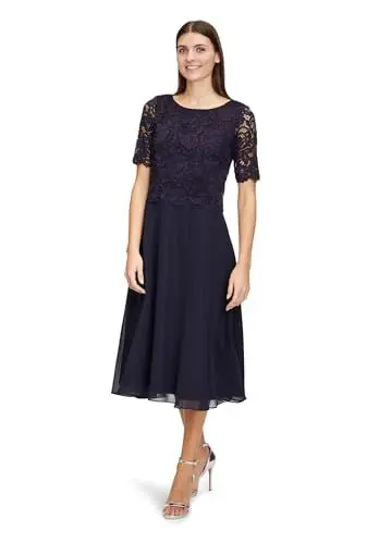 Produktbild: Vera Mont Damen 0113/4825 Partykleid, Blau (Night Sky 8541), (Herstellergröße: 40)