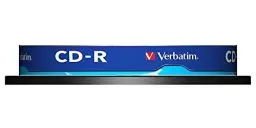 Produktbild: Verbatim CD-R Extra Protection, CD-Rohlinge mit 700 MB Datenspeicher, ideal für Foto- und Video-Aufnahmen, kompatibel mit jedem konventionellen CD-Laufwerk, 10er Pack Spindel